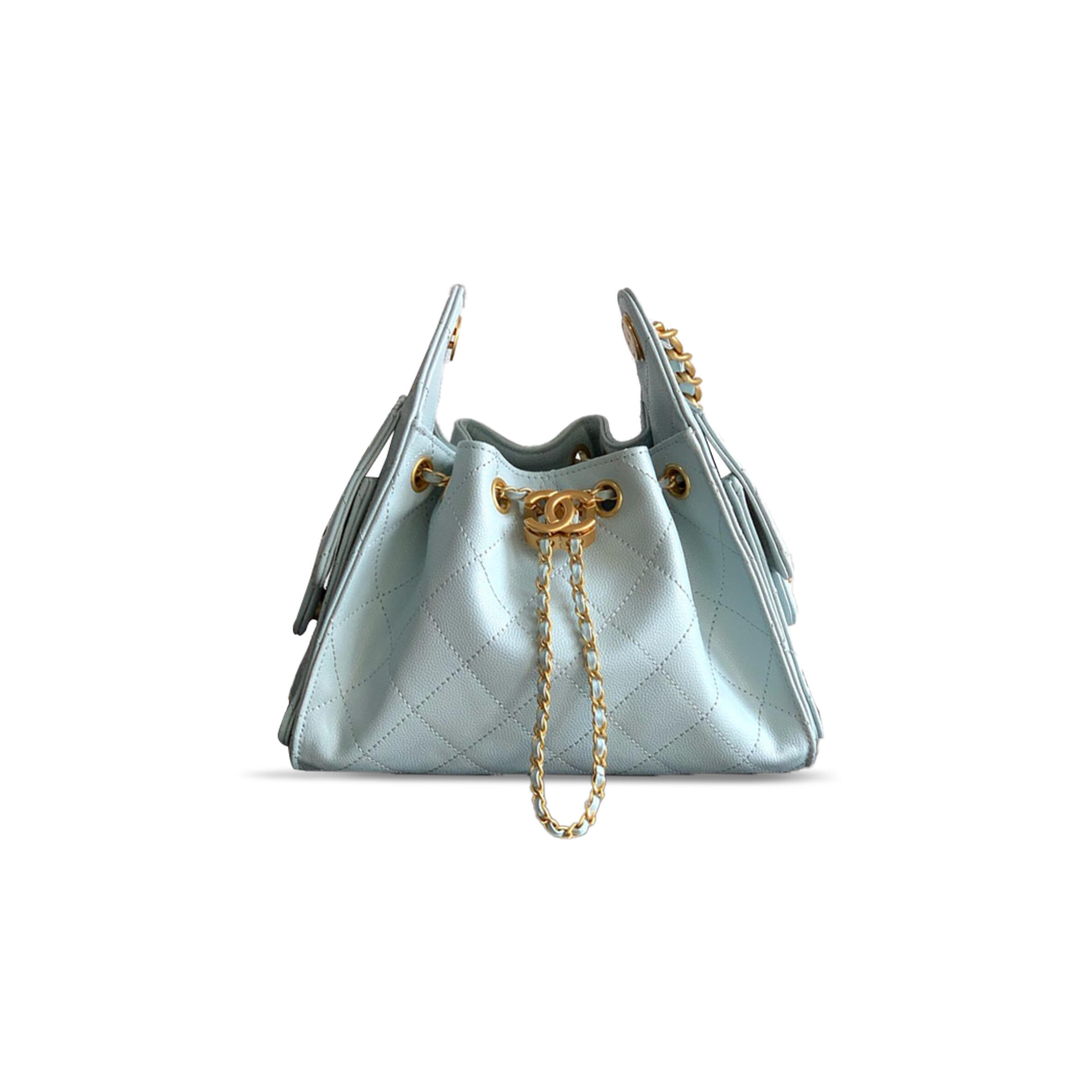 CHANEL MASTER 25 MINI HOBO BAG GRAINED CALFSKIN AS5631 (22*20*12.5cm)